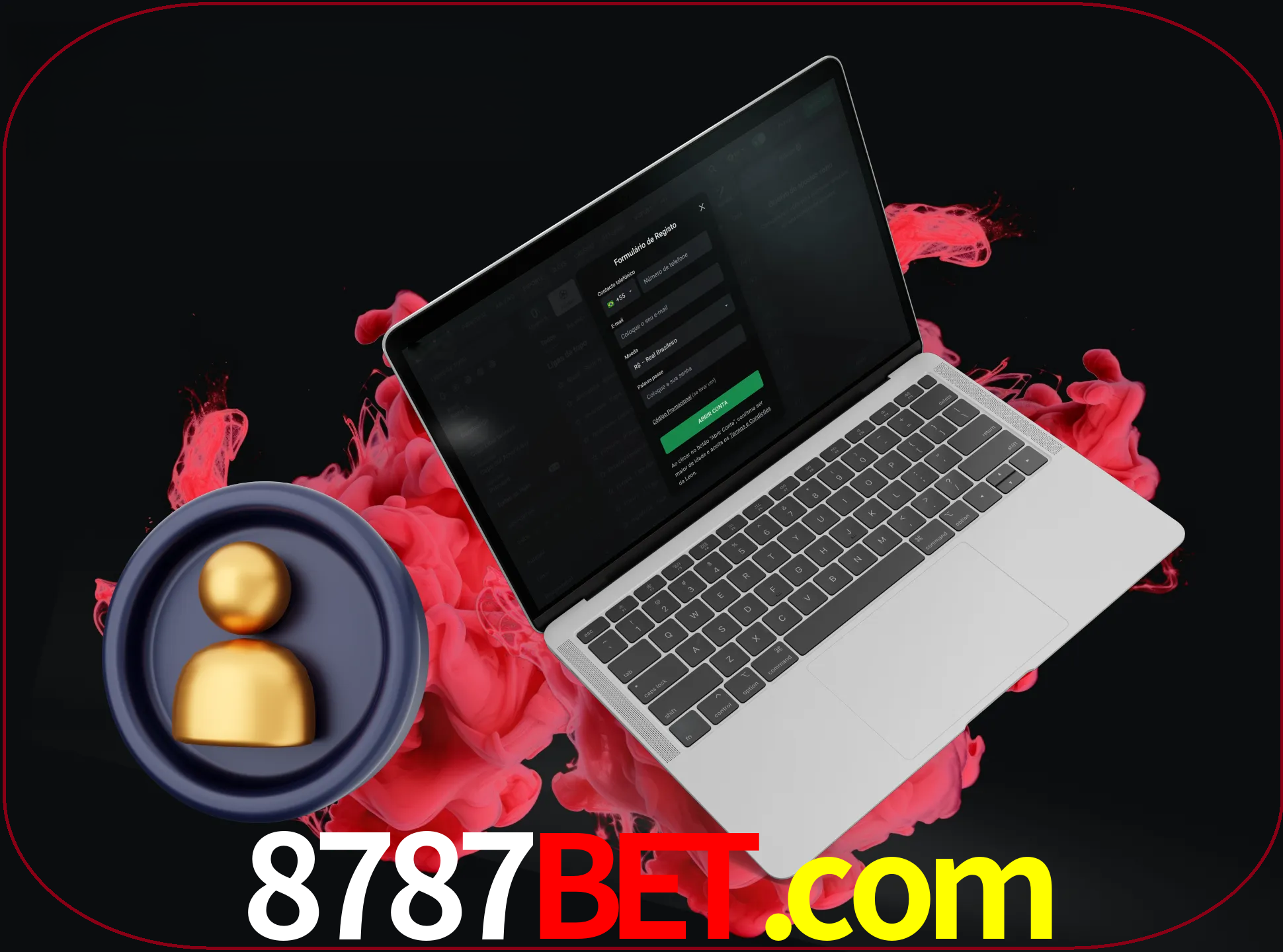 No cabeçalho do site 8787bet, clique no botão que o levará a um formulário especial onde terá de introduzir as suas informações actuais.