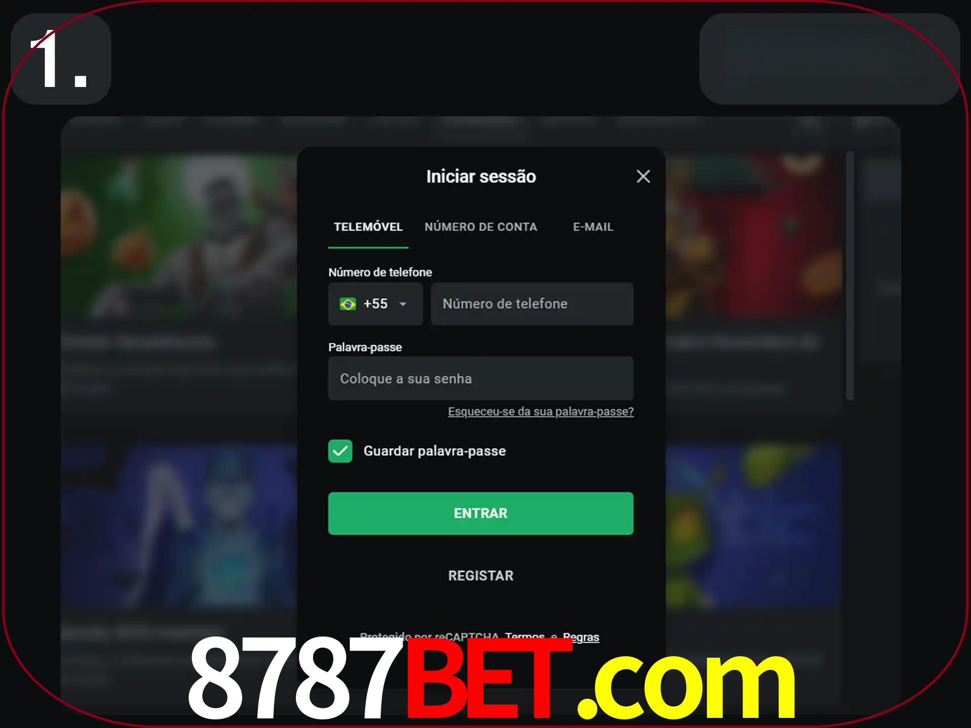 Acesse o site.