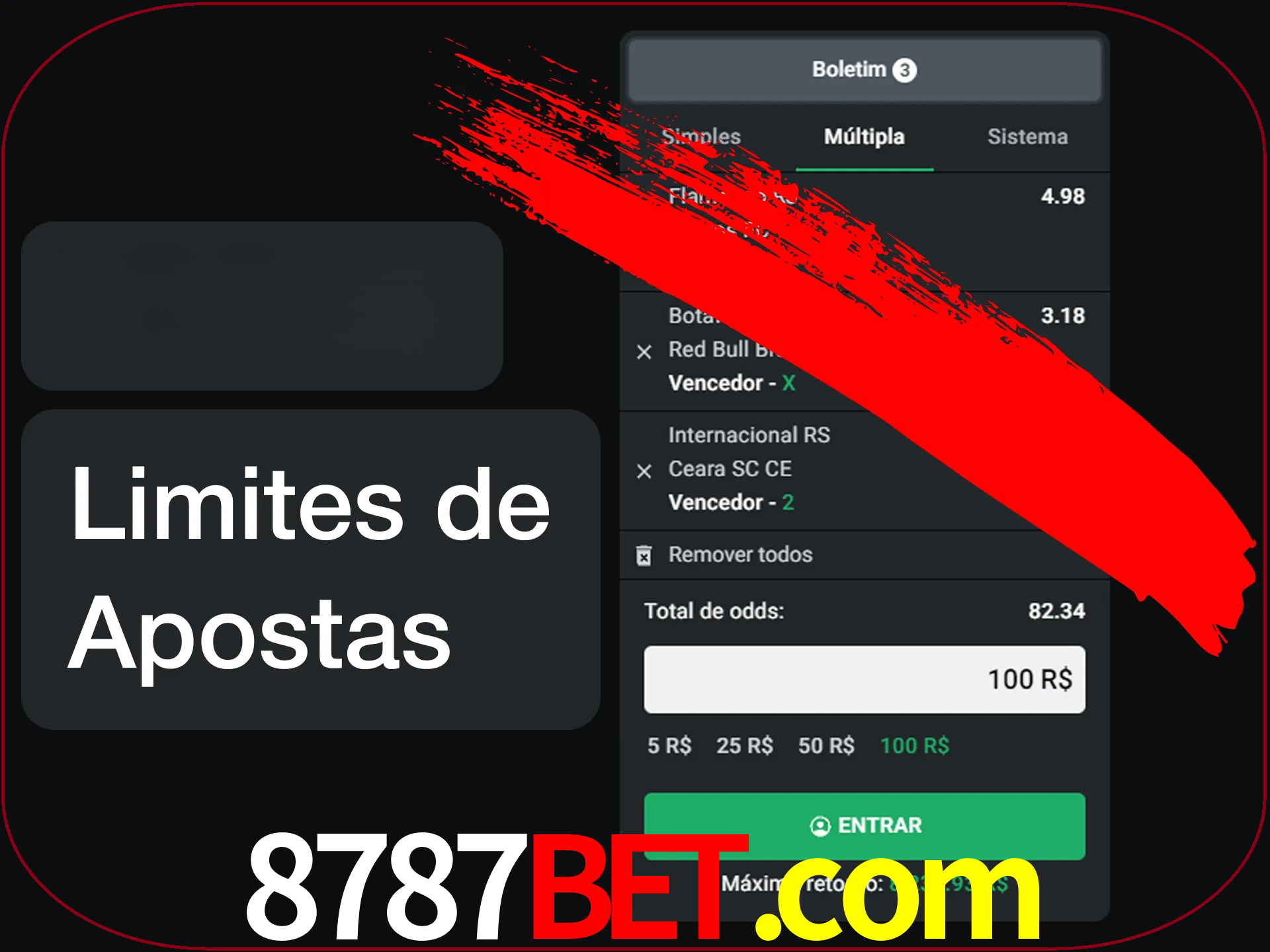 Não faça apostas loucas.